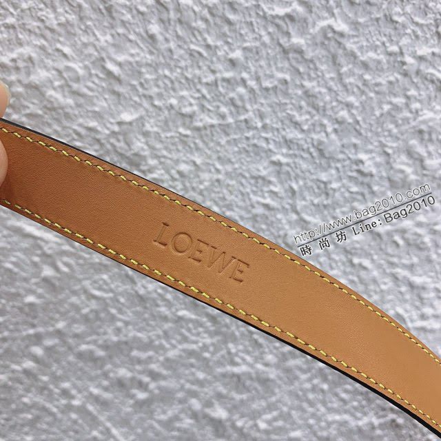 LOEWE女士皮帶 羅意威雙面用粒面小牛皮腰帶  jjp2157